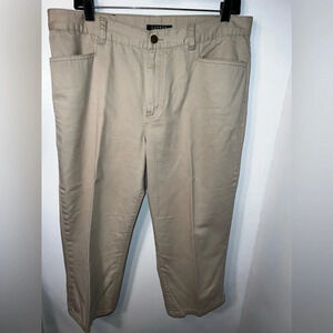 Lauren Ralph Lauren, Jean Co.12, 4 pocket logo, button zip, mid calf capri khaki
